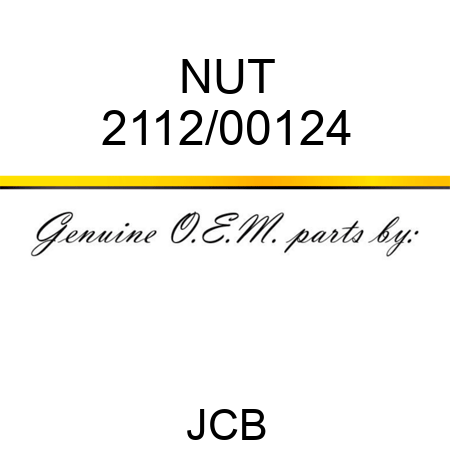 NUT 2112/00124