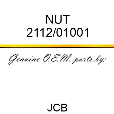 NUT 2112/01001