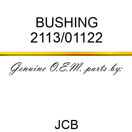 BUSHING 2113/01122