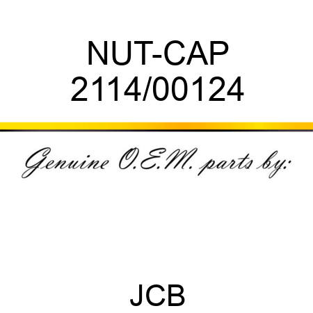 NUT-CAP 2114/00124