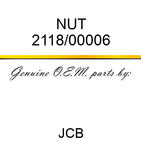 NUT 2118/00006