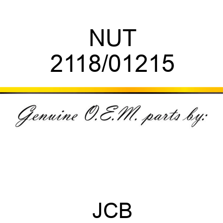 NUT 2118/01215