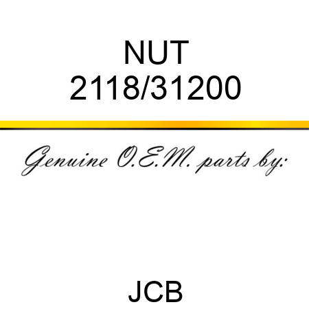 NUT 2118/31200