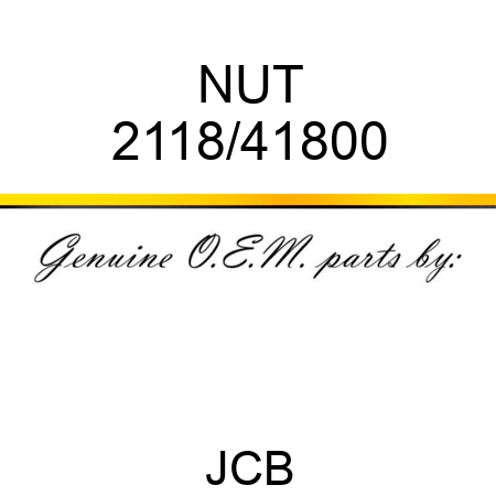 NUT 2118/41800