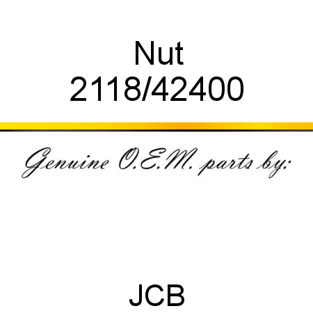 Nut 2118/42400