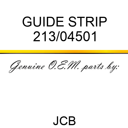 GUIDE STRIP 213/04501