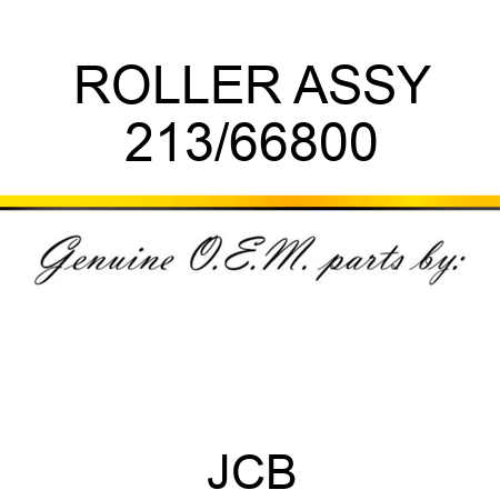 ROLLER ASSY 213/66800