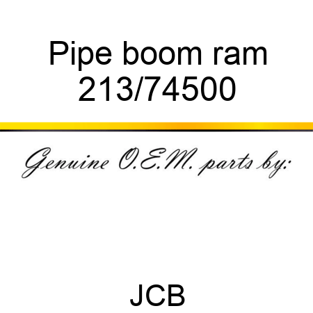 Pipe boom ram 213/74500