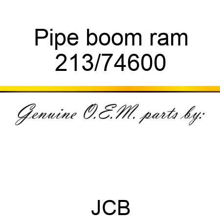 Pipe boom ram 213/74600