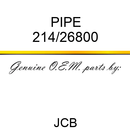 PIPE 214/26800