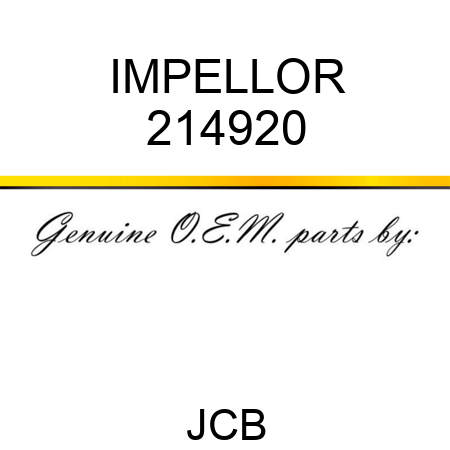 IMPELLOR 214920