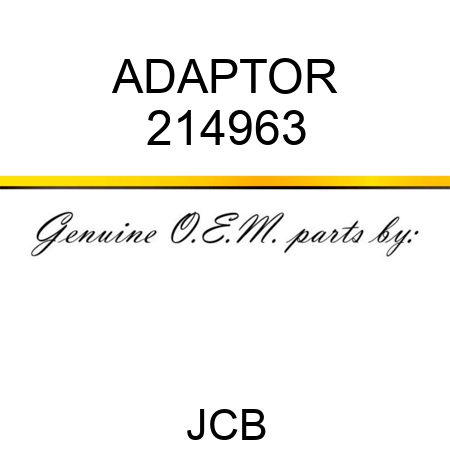 ADAPTOR 214963