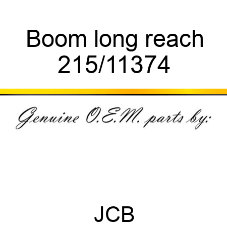 Boom long reach 215/11374