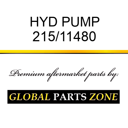 HYD PUMP 215/11480