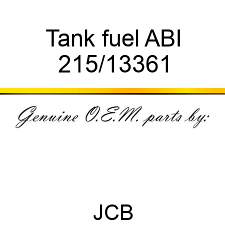 Tank fuel ABI 215/13361