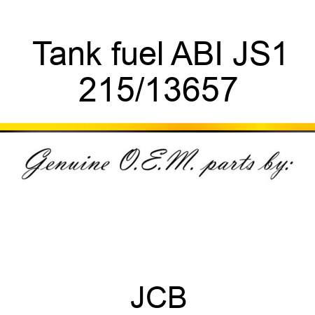 Tank fuel, ABI JS1 215/13657