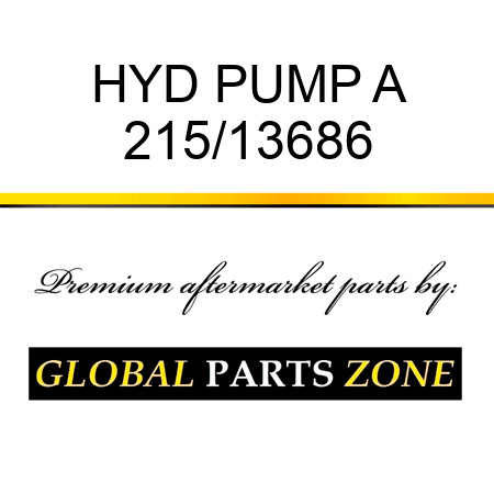 HYD PUMP A 215/13686