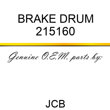 BRAKE DRUM 215160