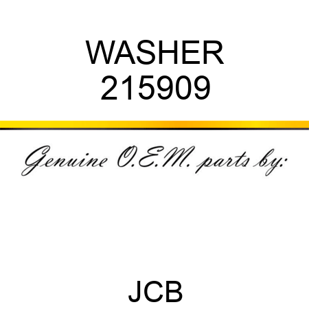 WASHER 215909