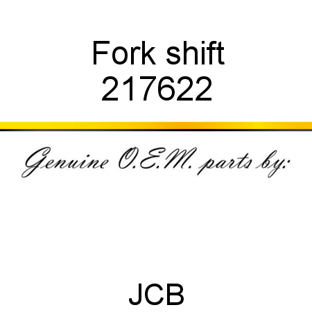 Fork, shift 217622