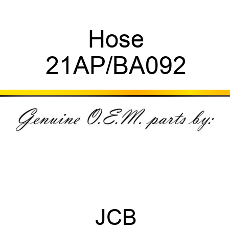 Hose 21AP/BA092