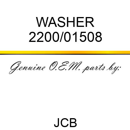 WASHER 2200/01508