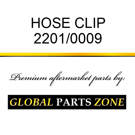 HOSE CLIP 2201/0009