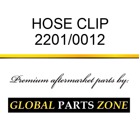 HOSE CLIP 2201/0012