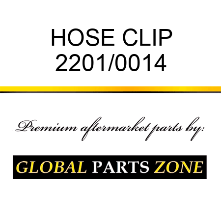 HOSE CLIP 2201/0014