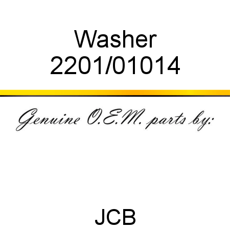 Washer 2201/01014