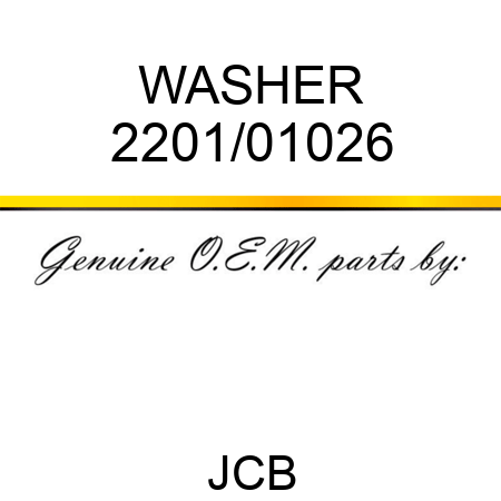 WASHER 2201/01026