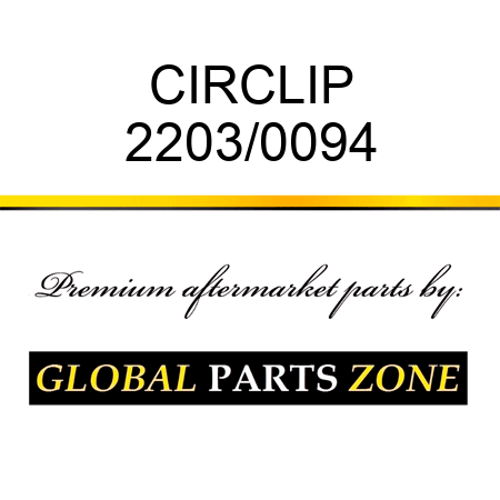 CIRCLIP 2203/0094