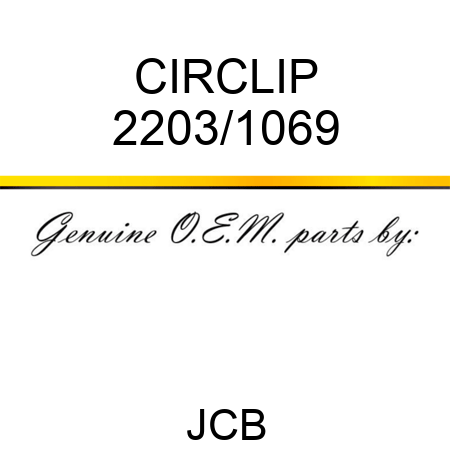 CIRCLIP 2203/1069