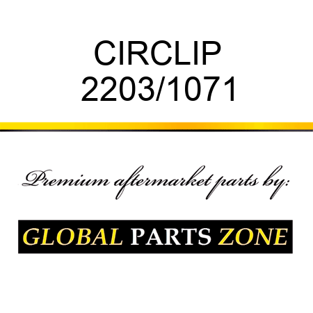 CIRCLIP 2203/1071