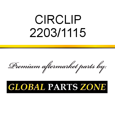 CIRCLIP 2203/1115
