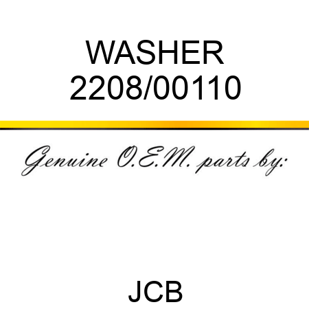 WASHER 2208/00110