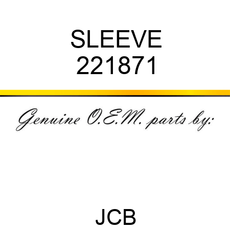 SLEEVE 221871