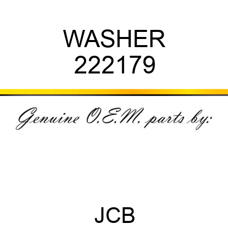 WASHER 222179