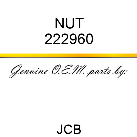 NUT 222960