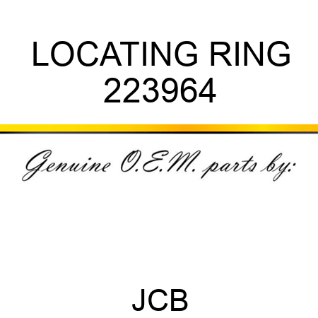 LOCATING RING 223964