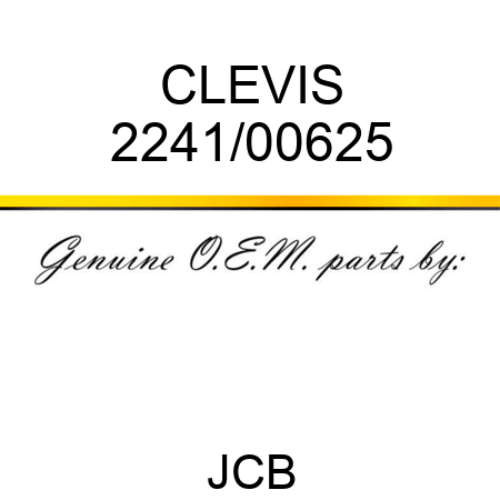 CLEVIS 2241/00625