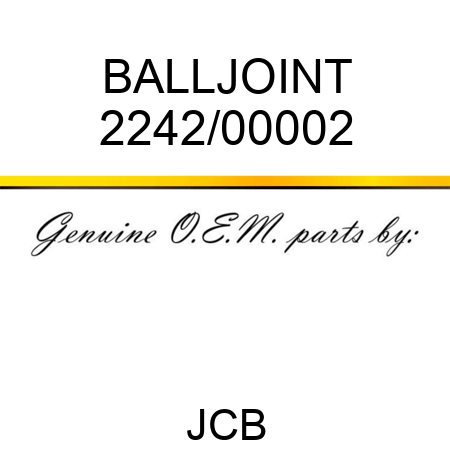 BALLJOINT 2242/00002