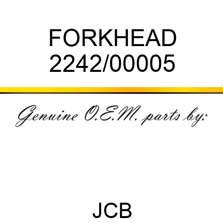 FORKHEAD 2242/00005