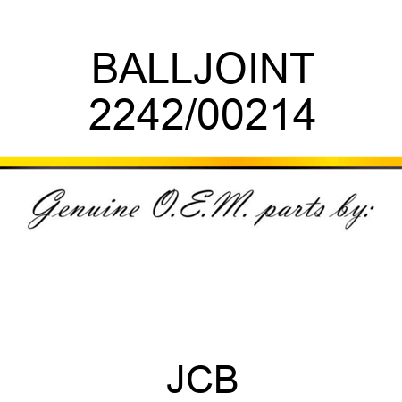 BALLJOINT 2242/00214