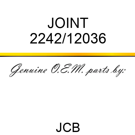 JOINT 2242/12036
