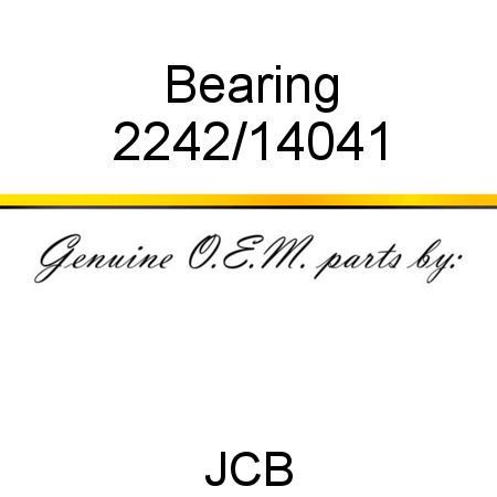 Bearing 2242/14041
