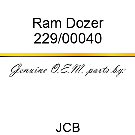 Ram Dozer 229/00040
