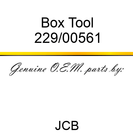 Box Tool 229/00561