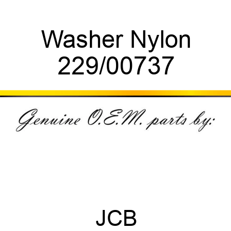 Washer Nylon 229/00737