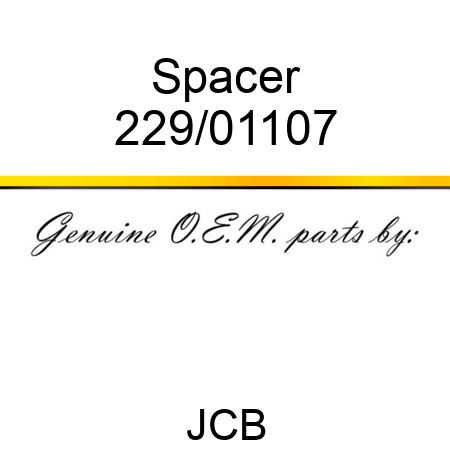 Spacer 229/01107
